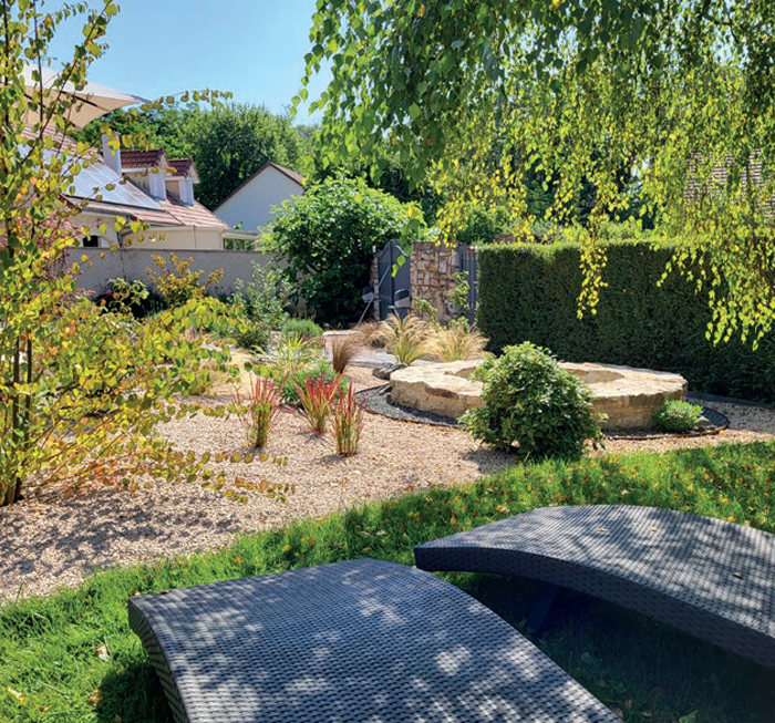 Une terrasse chaleureuse