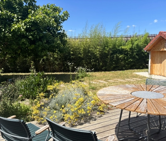 terrasse et abri de ardin
