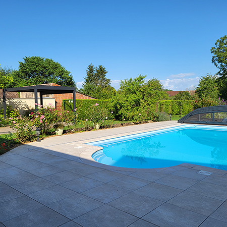 Aménagement des abords d’une piscine